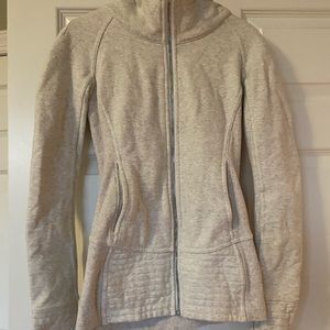 lululemon Radiant Jacket in light gray